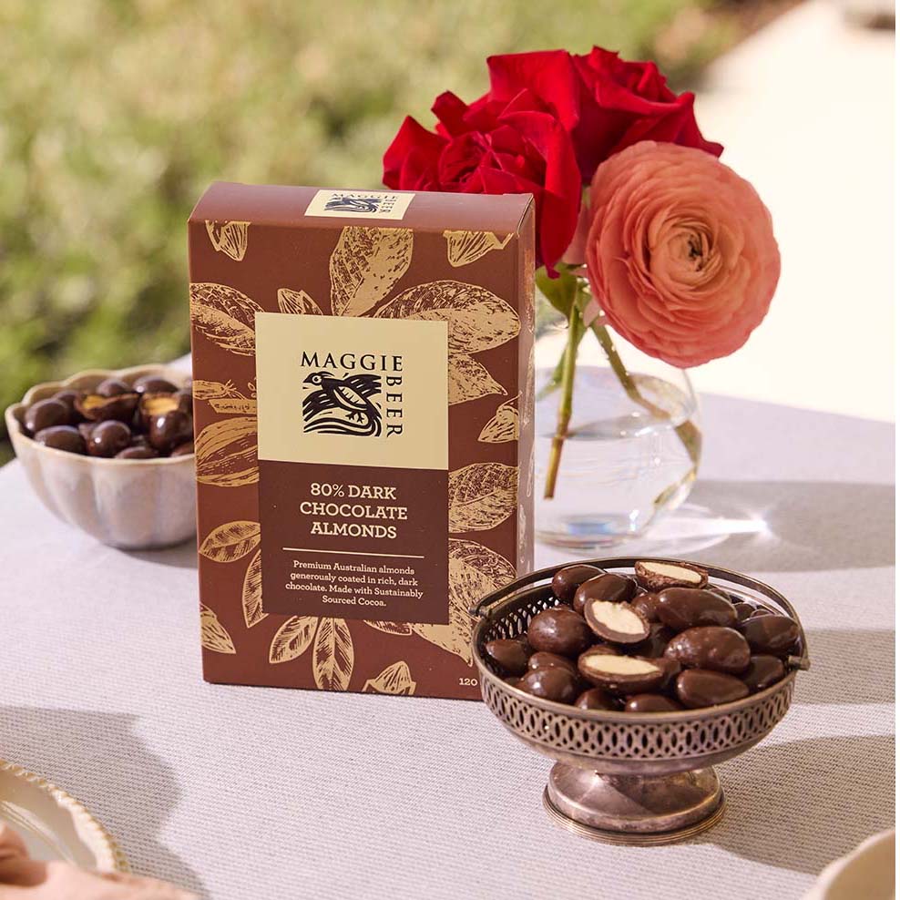 French Market Basket - Small with Chocolate & Toffee Hamper - Image 4