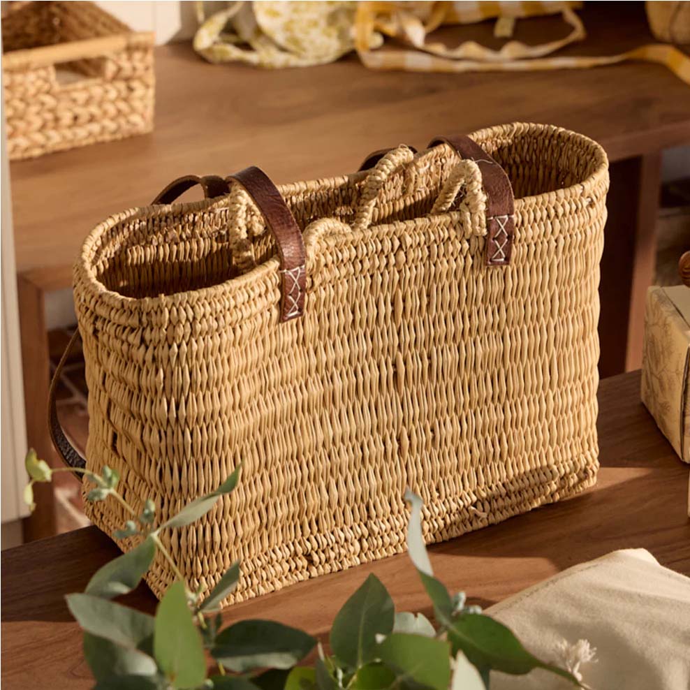 French Market Basket - Small with Chocolate & Toffee Hamper - Image 6