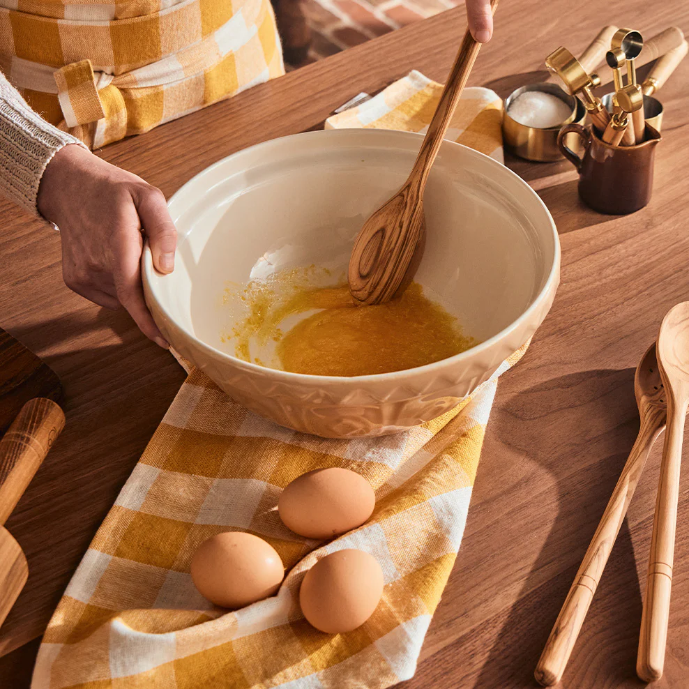 Italian Olive Wood Wooden Spoon Set of 3 - Image 9