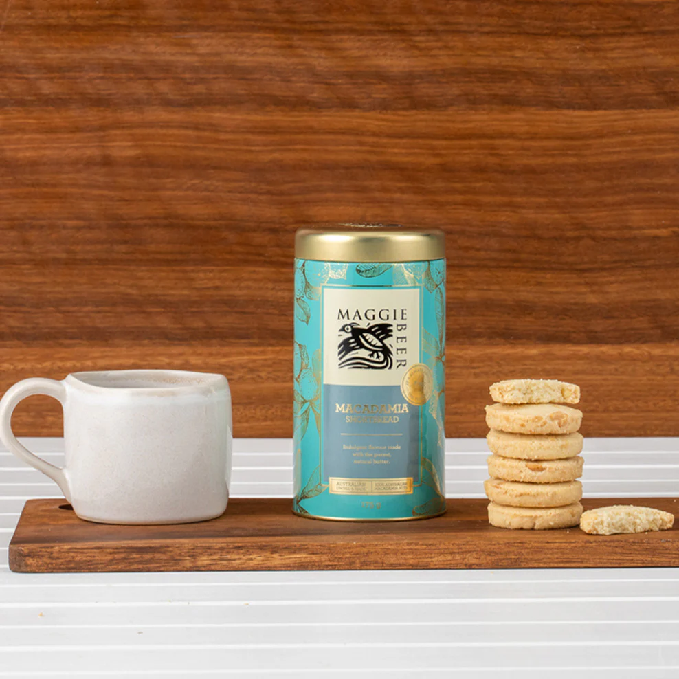 Macadamia Shortbread Tin 175g - Image 3