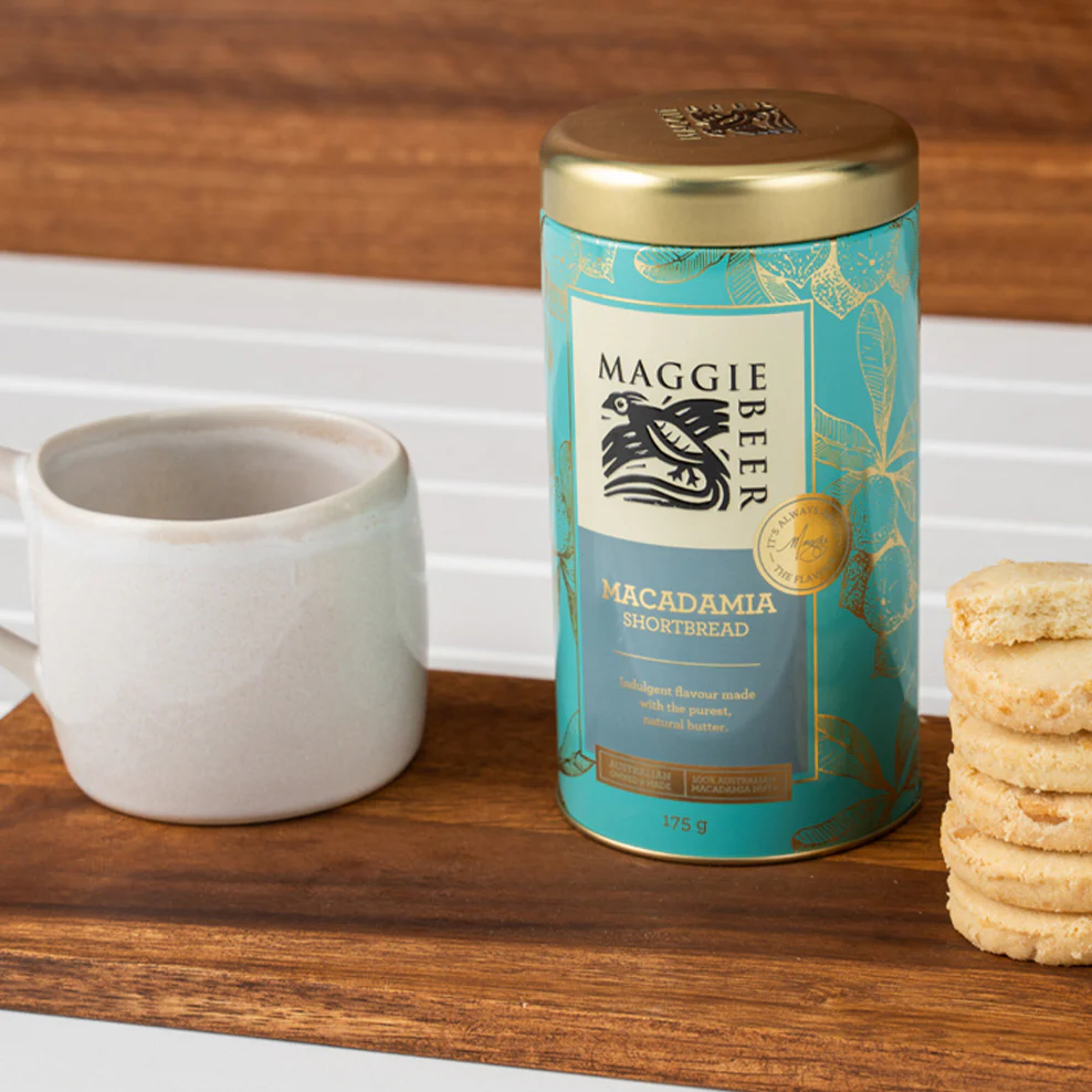Macadamia Shortbread Tin 175g - Image 4
