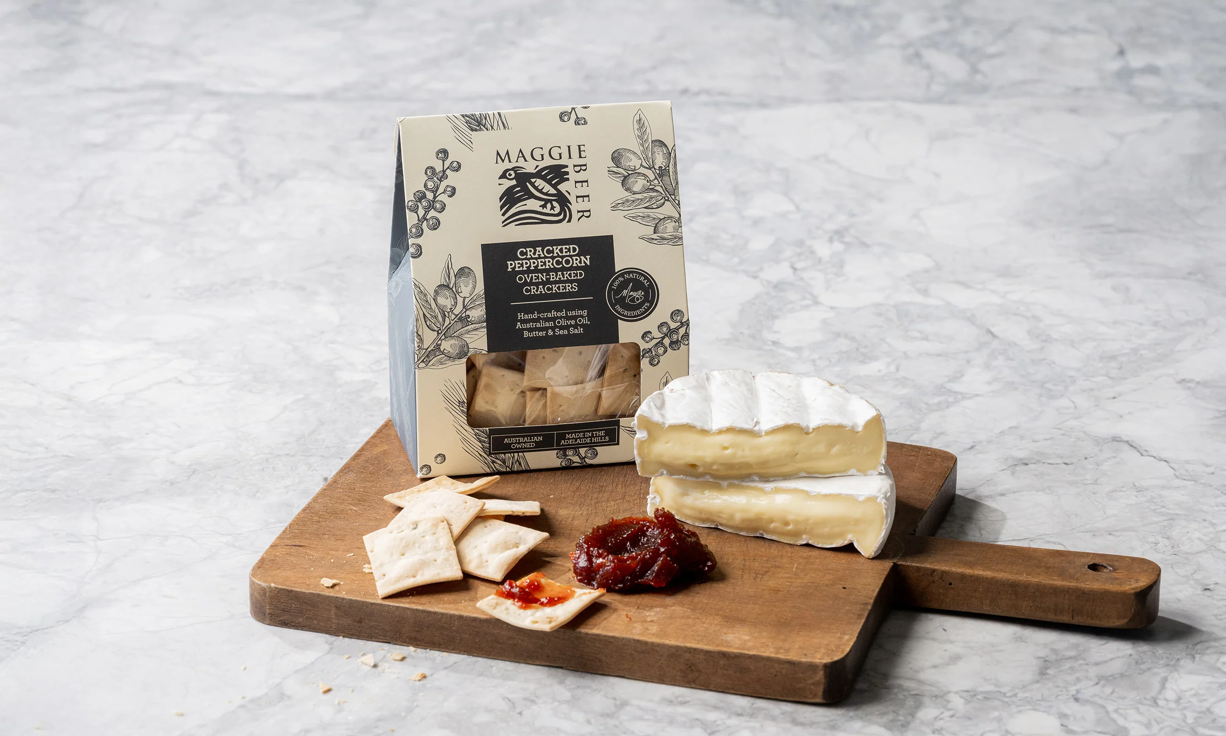 Peppercorn Crackers 130g
