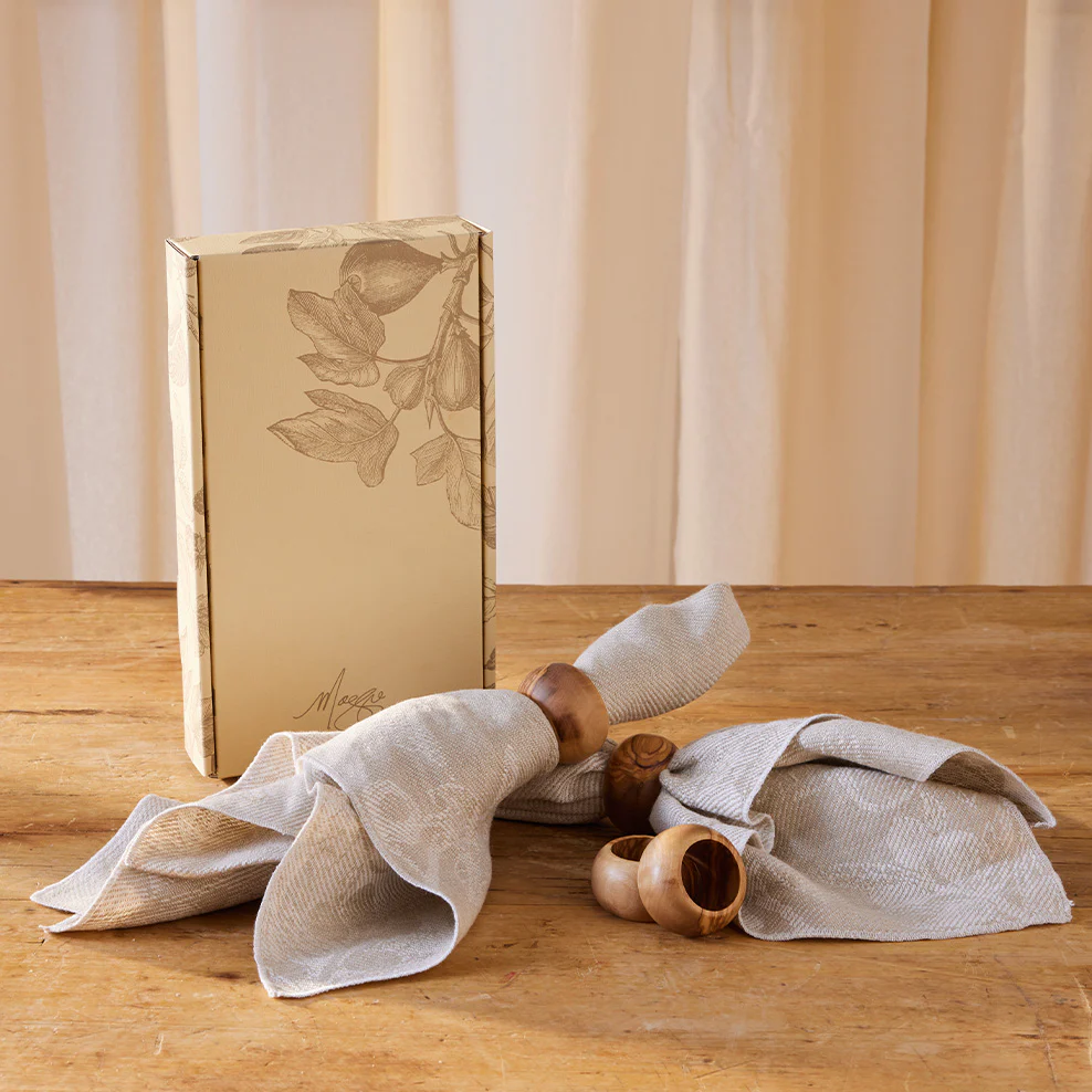 Maggie Living Napkin Rings - Set of 4 - Image 4