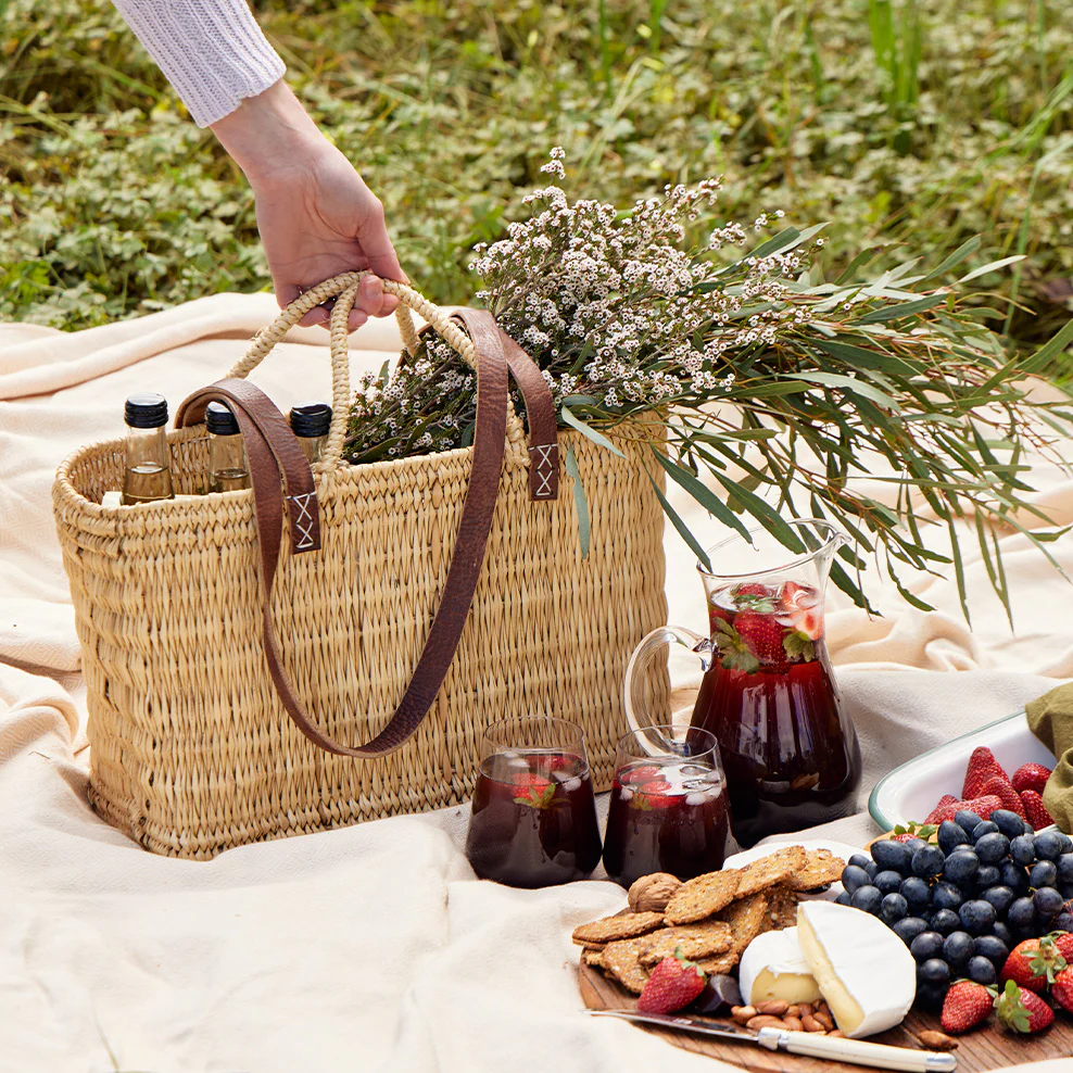 Maggie Living: Small French Market Basket - Image 6