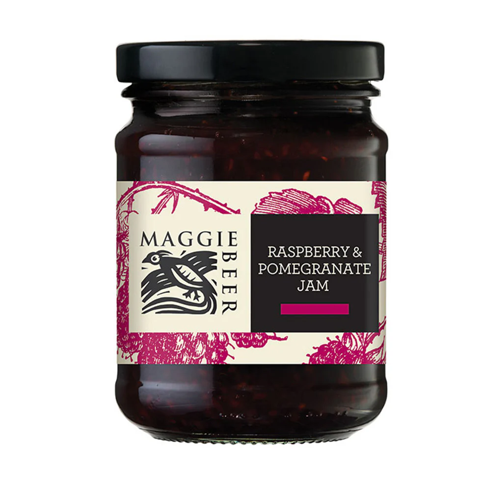 Raspberry & Pomegranate Jam 285g - Image 2