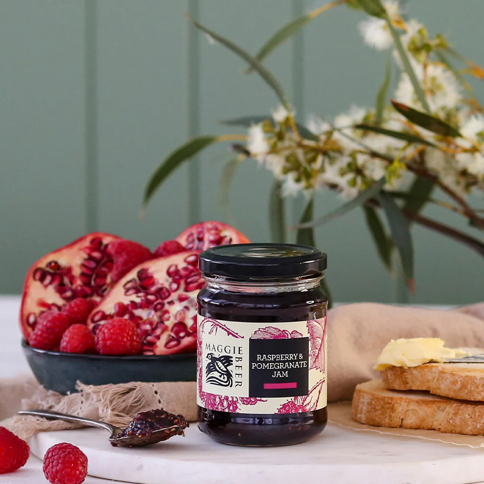 Raspberry & Pomegranate Jam 285g - Image 3