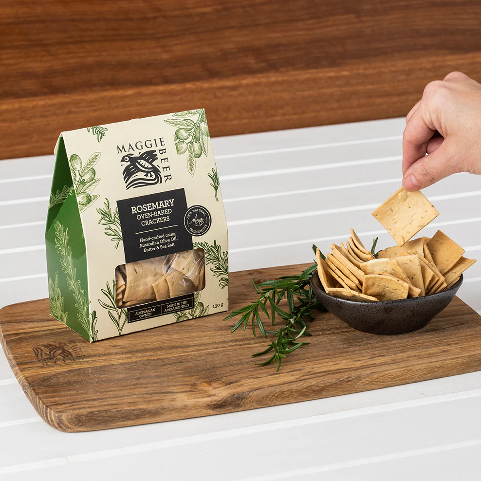 Rosemary Oven Baked Crackers 130g - Image 4