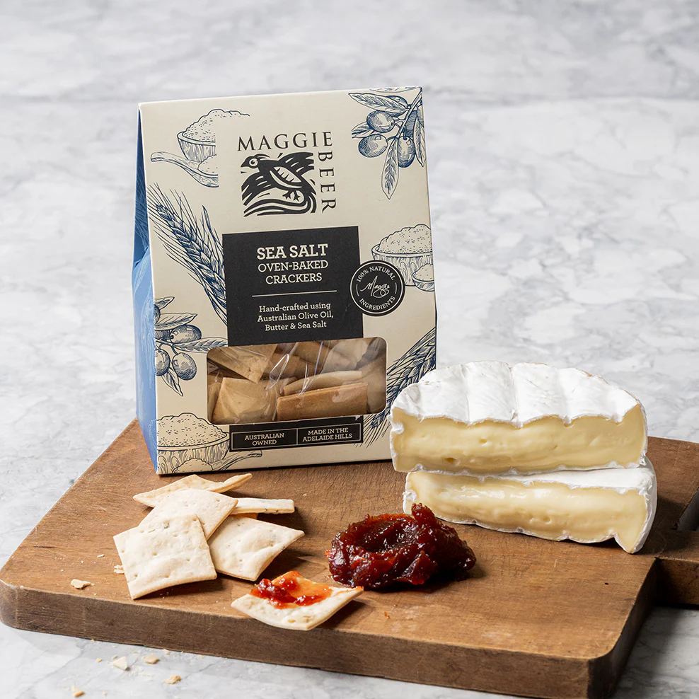 Sea Salt Oven Baked Crackers 130g - Image 2