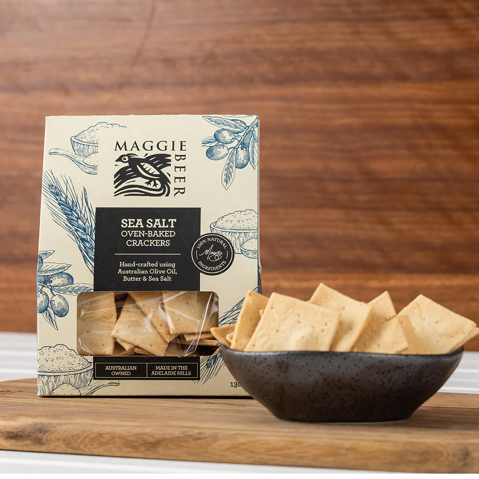 Sea Salt Oven Baked Crackers 130g - Image 3