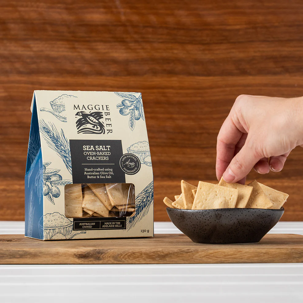 Sea Salt Oven Baked Crackers 130g - Image 4